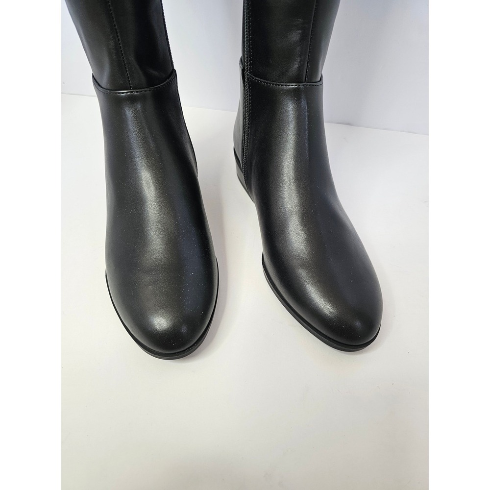 MICHAEL Michael Kors Bromley Flat Boots Black Size 5.5 NWT - Picture 4 of 8